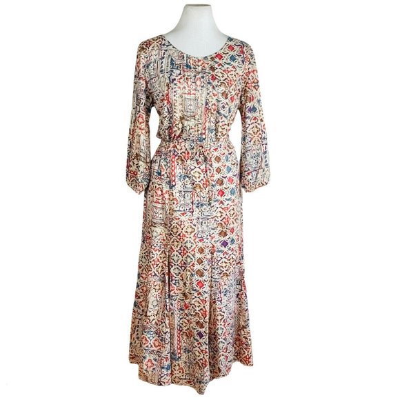 LAUREN RALPH LAUREN Vintage Cotton Skirt Top Prairie Cottagecore Western 2PC